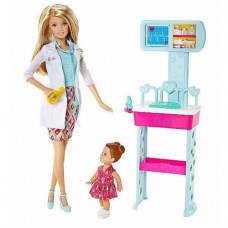 Кукла Барби с игровым набором Кем быть Врач BARBIE (CCP68/CCP71)